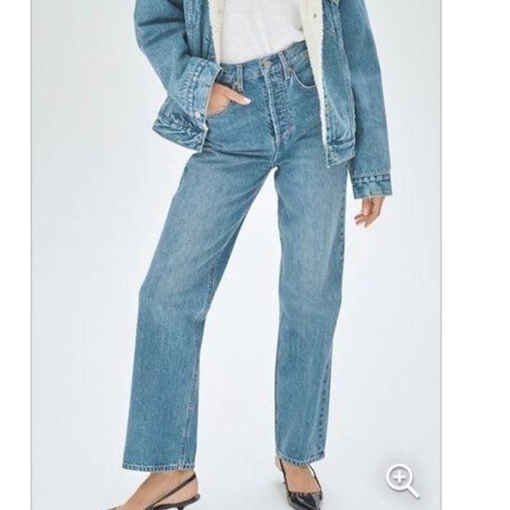 Aritzia Denim Forum Joni High Rise Loose Jeans 29L